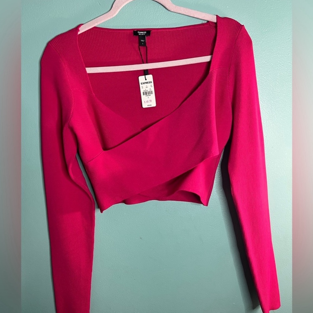 EXPRESS PINK Set Sweater Skirt and Top. Reg. $49.99 per piece! New with tags!
